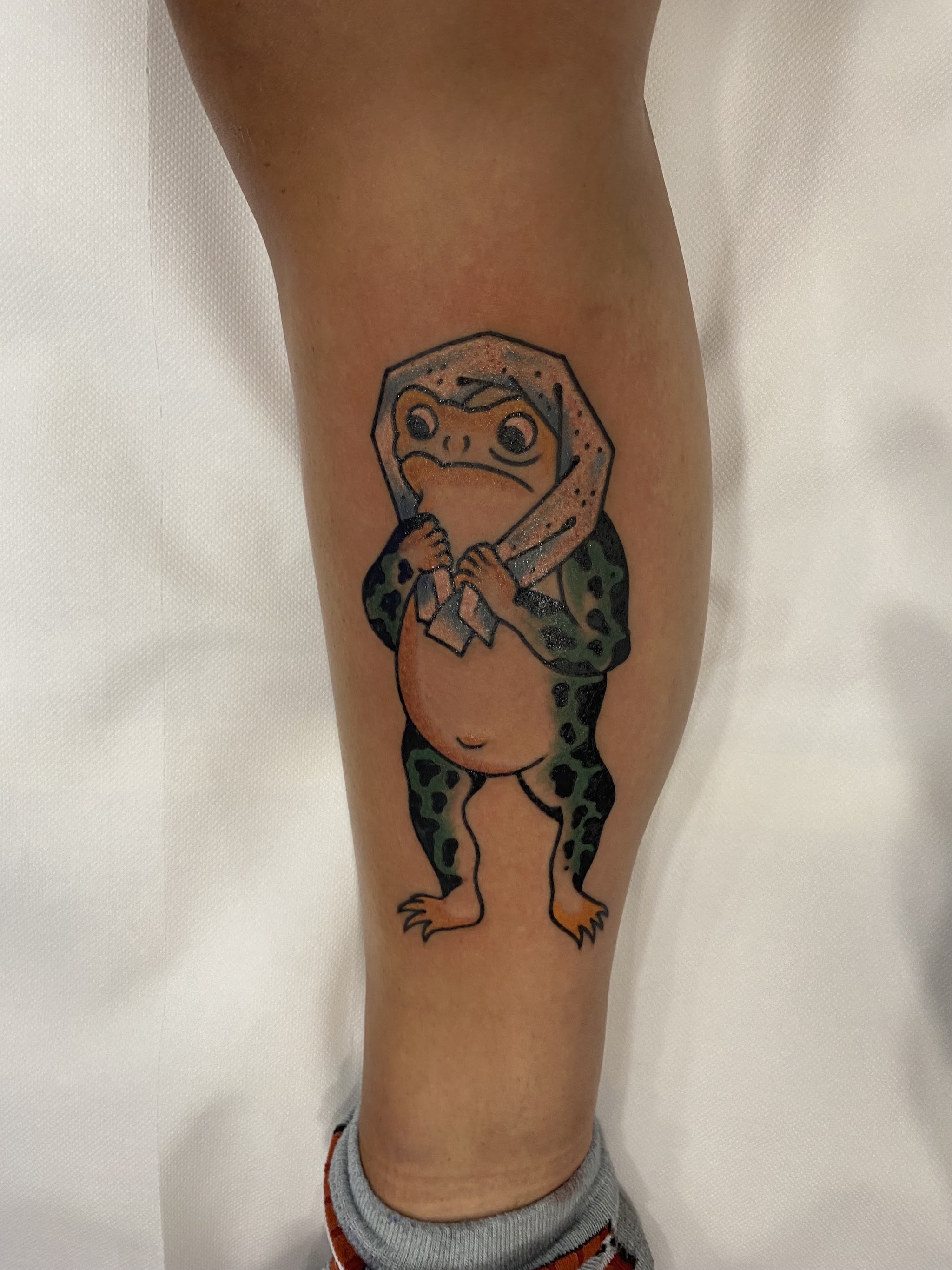 Tatuaggio realizzato nello studio, lavoro 4