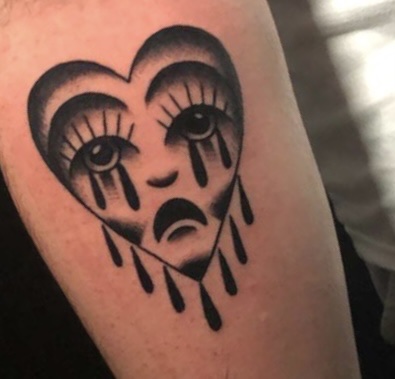 Tatuaggio realizzato nello studio, lavoro 5