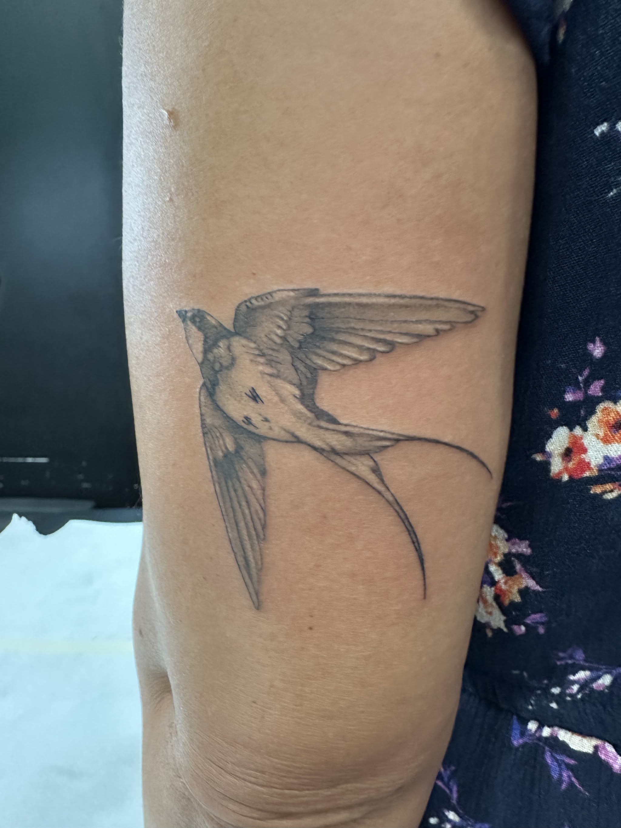 Tatuaggio realizzato nello studio, lavoro 6